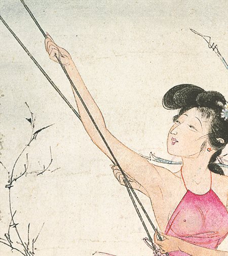 南川区-胡也佛的仕女画和最知名的金瓶梅秘戏图